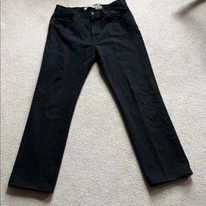 GAP Men's Dark Black Straight Jeans